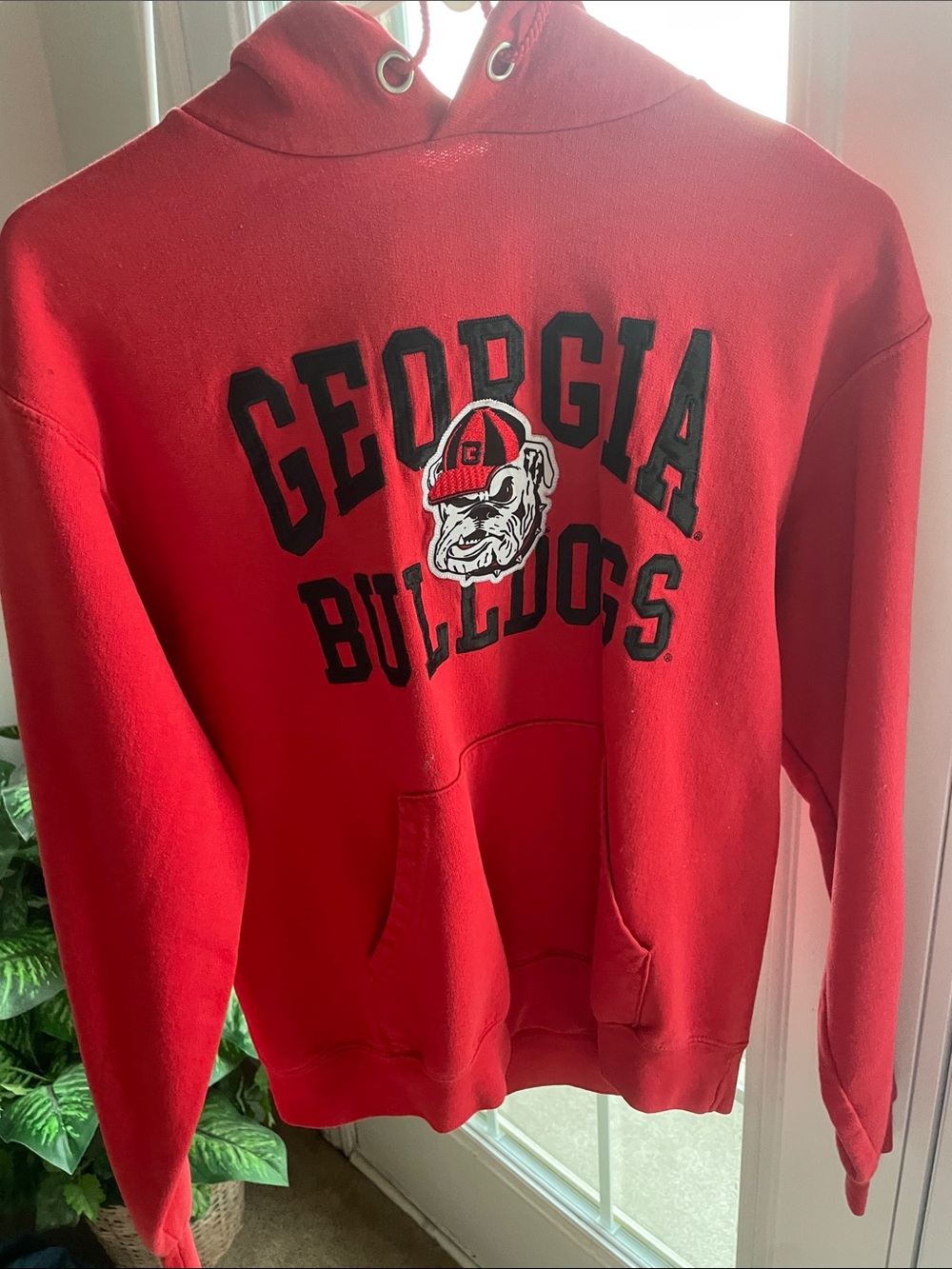 Champion Red Georgia Bulldogs Pullover Hoodie